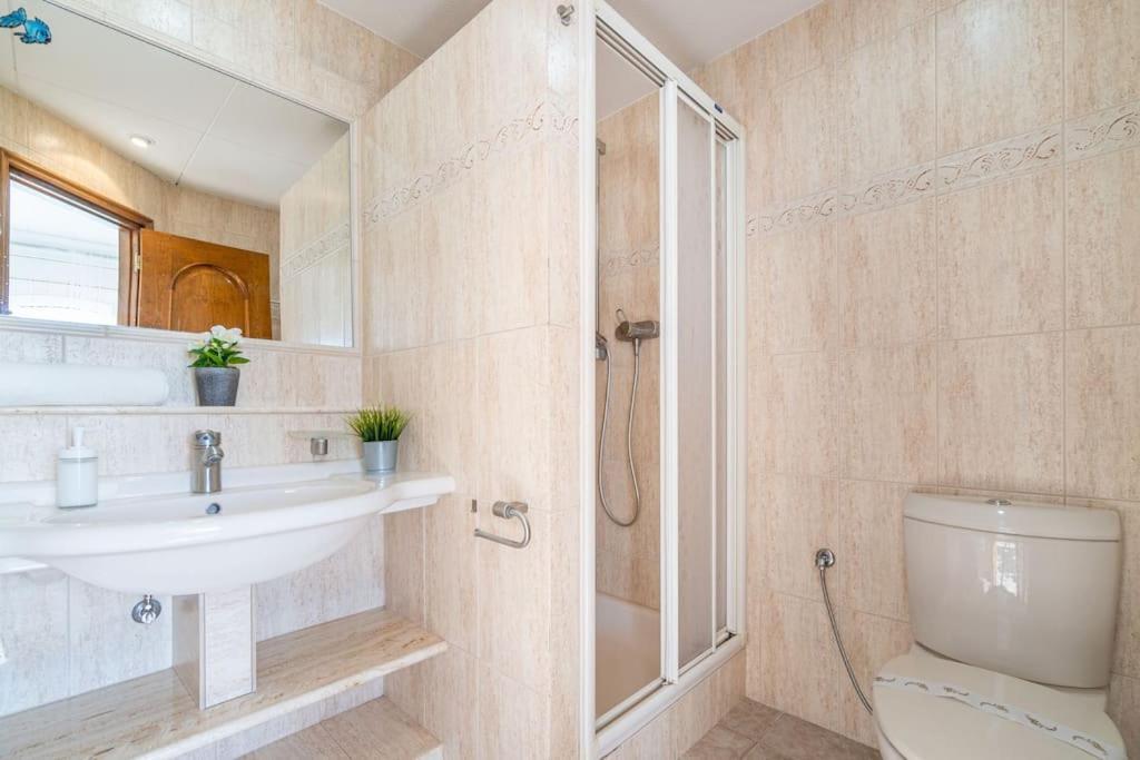 Sm21-Gran Casa De Vacaciones En La Playa, 4 Habitaciones, Climatizada, Piscina, Barbacoa Y Wifi 艾姆布里亚布拉瓦 外观 照片